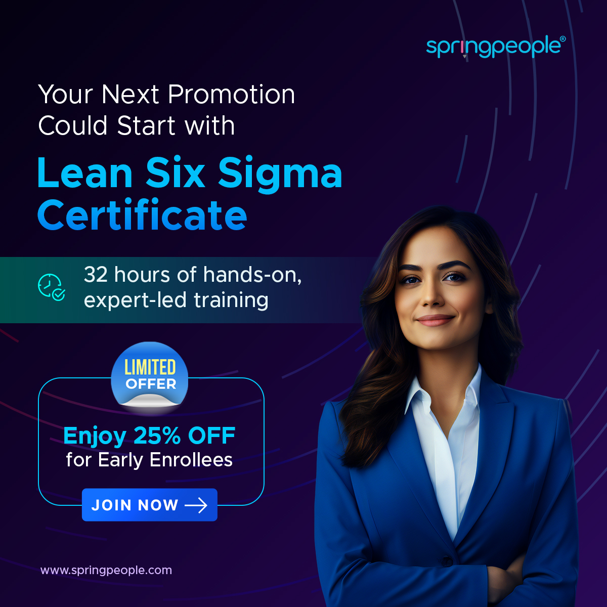 SpringPeople_SP's tweet image. Take the next step in your career with Lean Six Sigma. Gain practical skills, apply proven techniques, and set yourself up for your next promotion. Early enrollees enjoy 25% off!
Contact Us Now: 8123597422 / 8013150322
#LeanSixSigma #CareerGrowth #ProcessImprovement