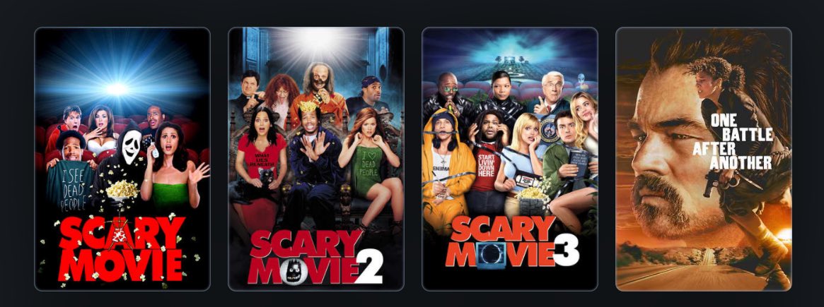 imaginate tener ésta filmografia