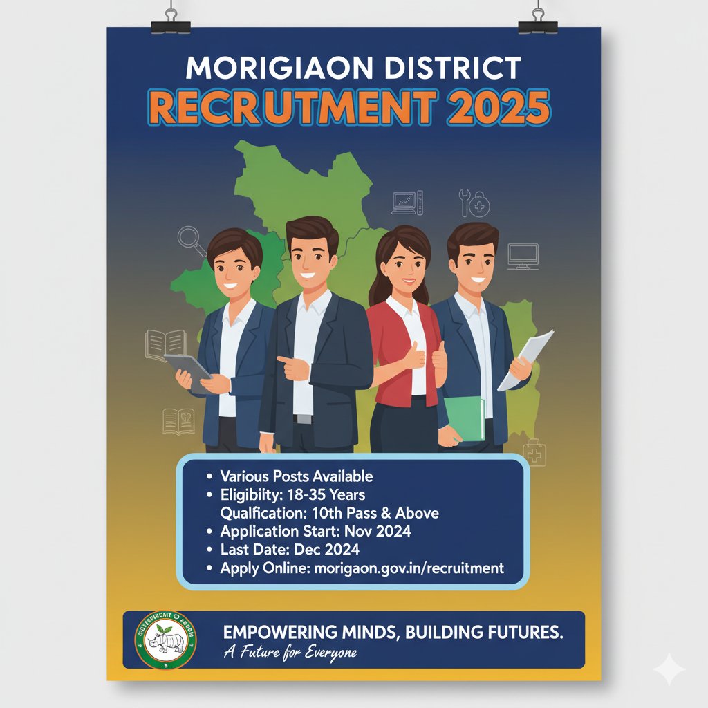 Morigaon District Recruitment