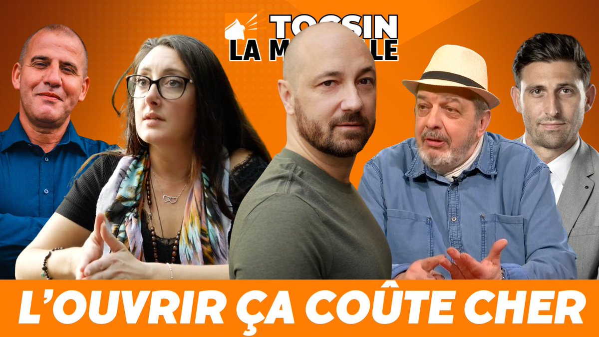 📢 💥 En France, l'ouvrir ça coûte très cher ! Retrouvez-moi dès 7H30 en direct sur <a href="/Tocsin_Media/">Tocsin</a> pour une matinale explosive avec <a href="/philipepascot/">Philippe Pascot</a> Philippe de Monts, <a href="/berrahalAhmed93/">Ahmed Berrahal</a> <a href="/DavidGuyon3/">David Guyon</a> et Christelle Comet des <a href="/MamansLouves/">Mamans Louves</a> ! Le direct est ici : youtube.com/watch?v=-8GlKs…