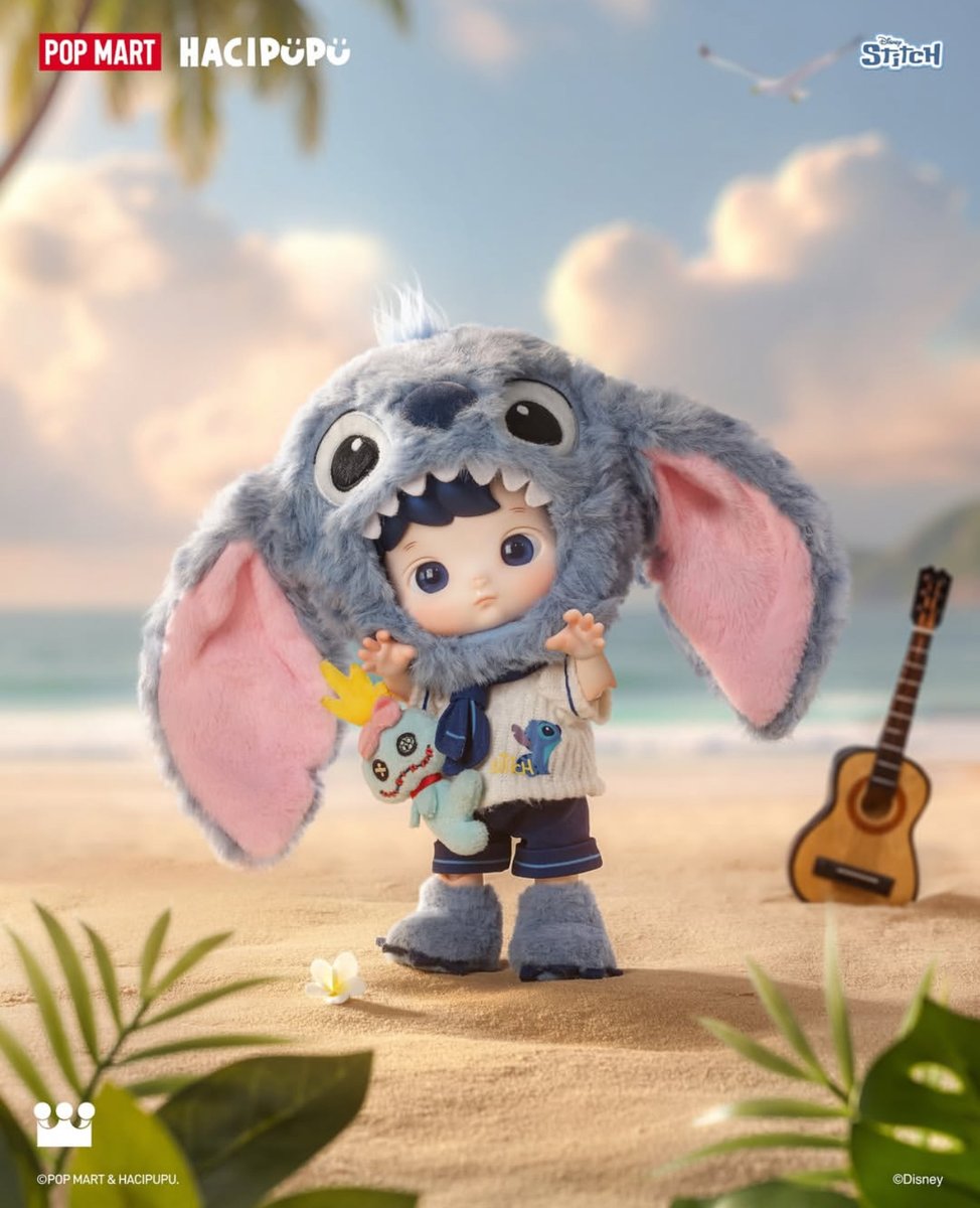 HACIPUPU STITCH 1/8 ACTION FIGURE

HACIPUPU is all dressed up as Stitch, bringing endless aloha spirit and sunny island vibes! With “Ohana means family” in heart, this adorable cutie is ready to join yours.

✅ Available 09/26

#POPMARTUS #hacipupu #actionfigure #ohana