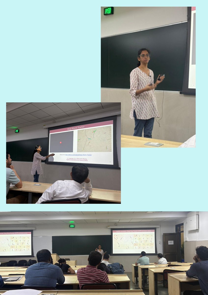 BsbeIitb's tweet image. @RatiSharma from @chm_iiserb spoke yesterday on "Microfluidic devices & deep learning models for biophysical research"Her team develop novel microfluidic devices to trap organisms like C.elegans fr automated long-duration imaging & AI-powered analysis @iitbombay #IITBBSBESeminars