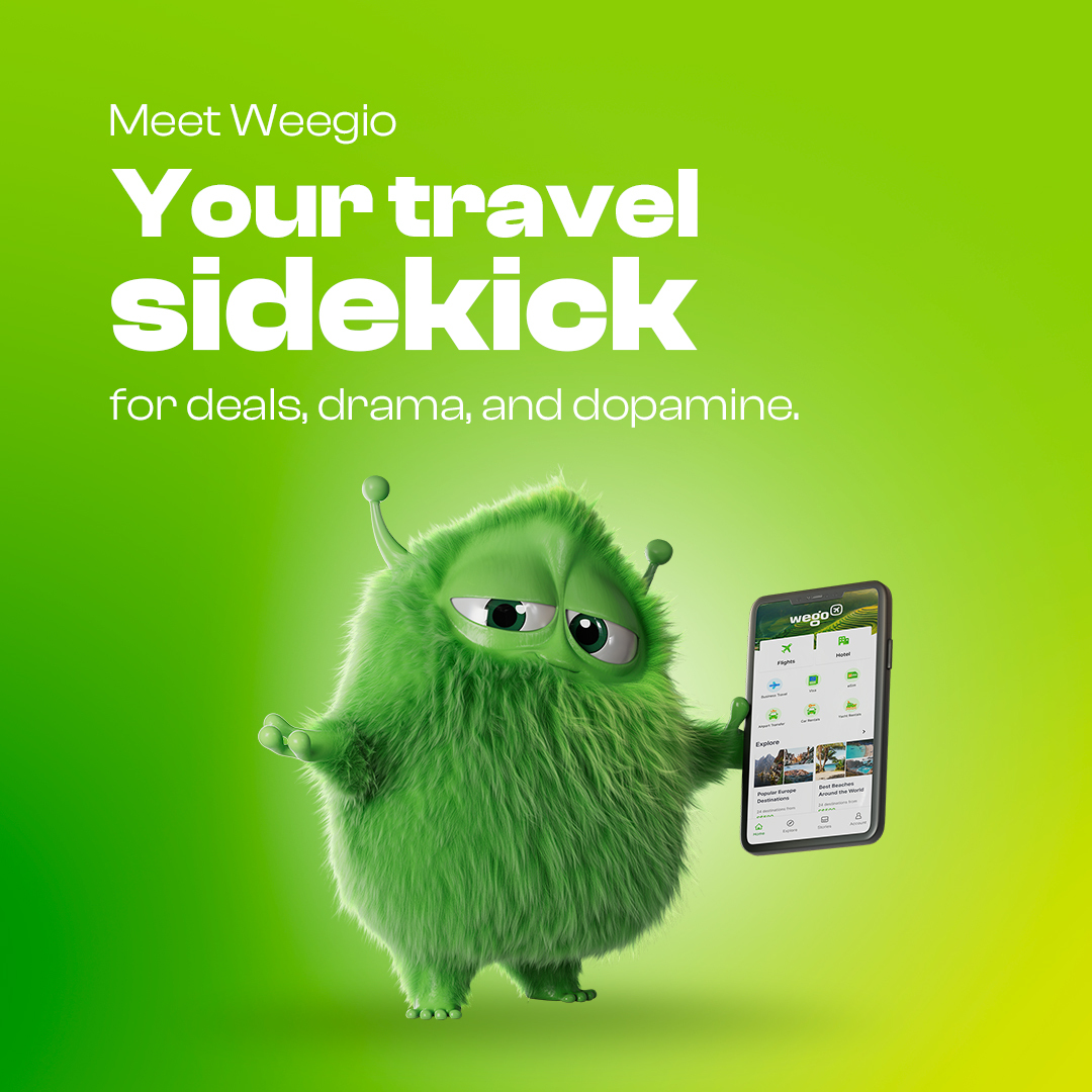 Say hi to Weegio — your new favorite travel buddy 😍
