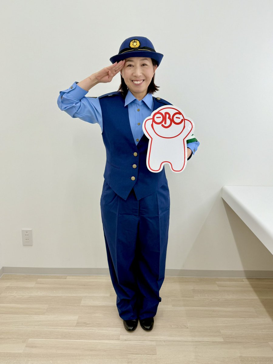 1314obc's tweet image. 和田麻実子署長です👮

#秋の全国交通安全運動
#大阪府警 #1日港警察署長