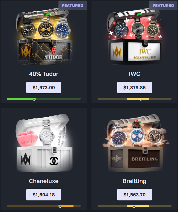 LuxDropCom's tweet image. If you had to pick between these 4 boxes, which one you opening?