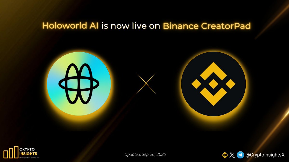 📢 @HoloworldAI is now live on @binance CreatorPad. #HoloworldAI is an artificial  intelligence (AI) marketplace and social platform where users can create,  trade, and deploy AI agents with no coding skills required. #