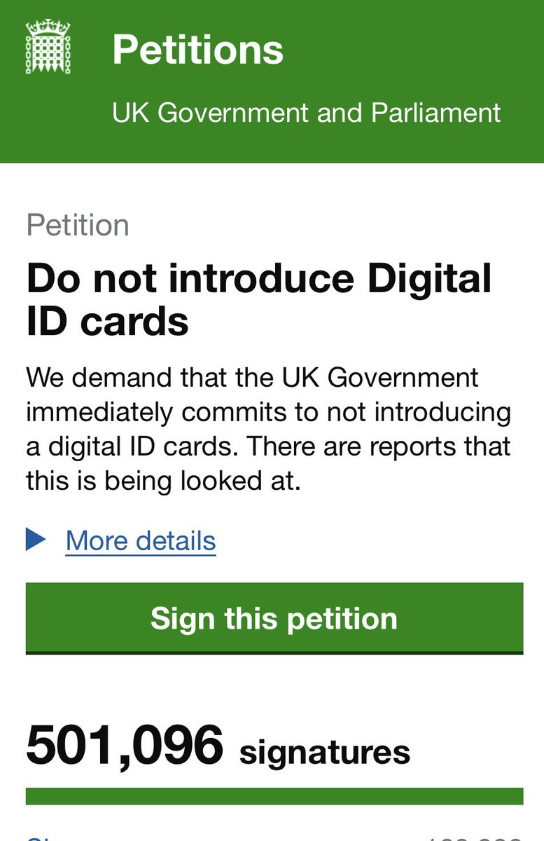 alanvibe's tweet image. Do Not Introduce Digital ID

Half a Milliom &amp;amp; rising rapidly @Keir_Starmer 

I’ll be on @TalkTV at 7.20 talking with @Iromg about our Campaign Together No To Digital ID &amp;amp; what YOU can do

Get involved. We are Strong Together

No to Digital ID 

petition.parliament.uk/petitions/7301…