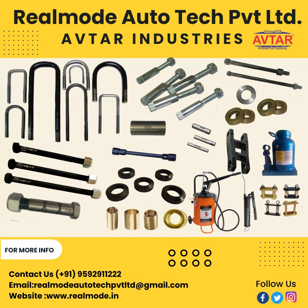 realmode_auto's tweet image. Realmode Auto Tech Pvt Ltd is the one stop solution for HCV and LCV to make your journey better and safe with all types of Under Chassies components.

realmode.in

#ubolt #centrebolts #springpins #jackrods #eyebolts #cotterpins  #avtarIndustries #RealmodeAutoTech
