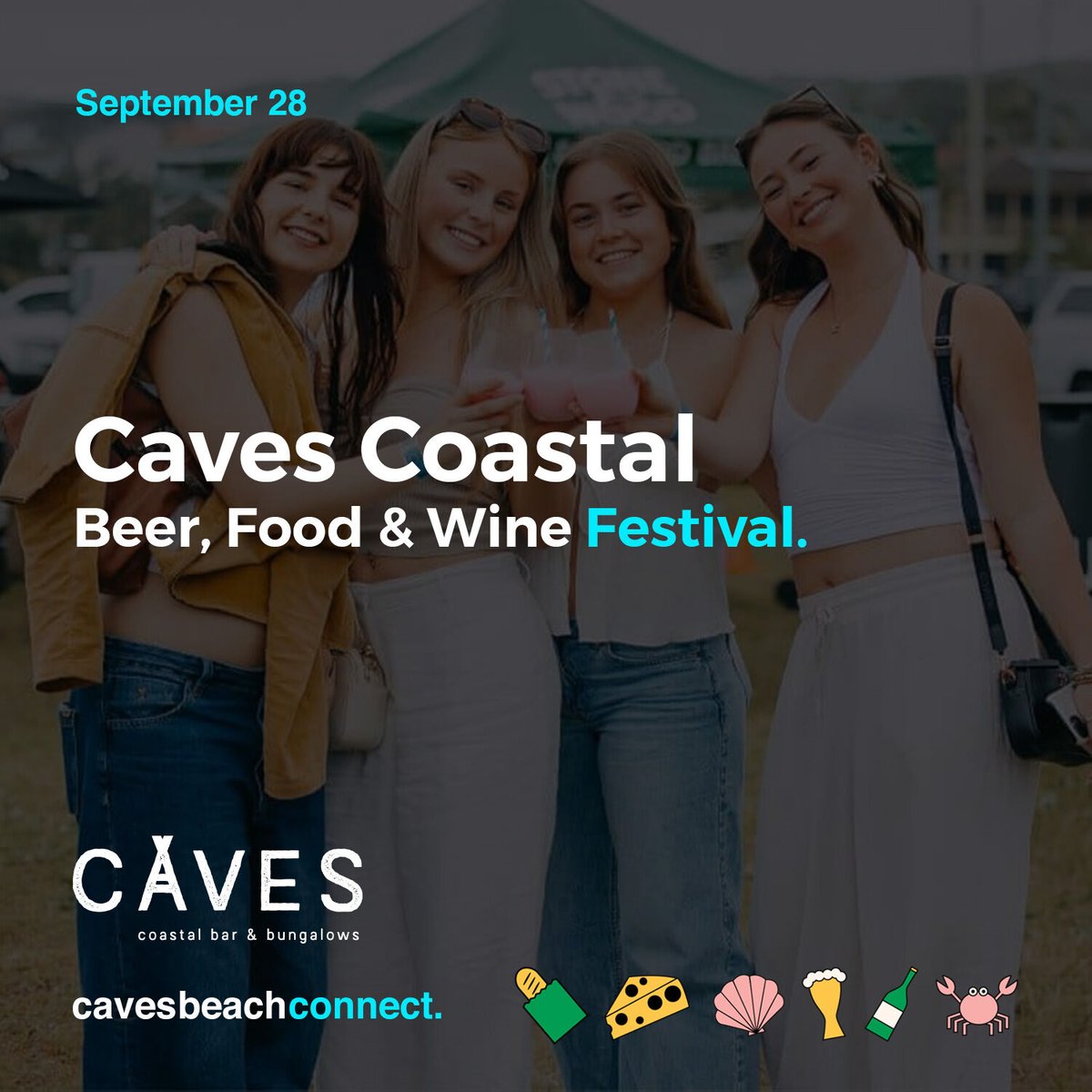 This Sunday celebrate our region's best food, wine and beer — all in one spectacular beachside event.

Bring your mates and soak it all in.

cavescoastal.com.au/beer-food-wine…

#FestivalSeason #CavesBeachLife #SupportLocal