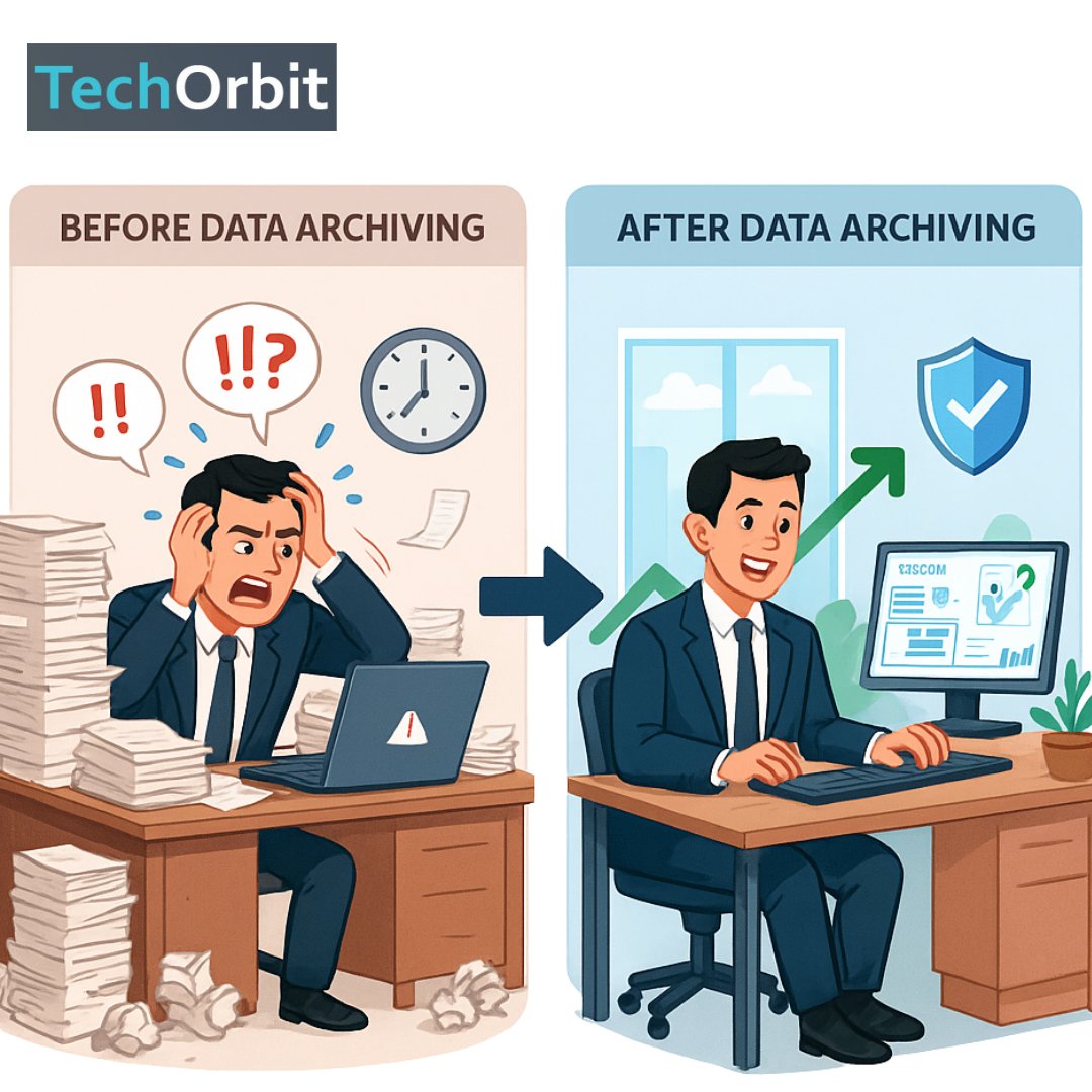 TechorbitL's tweet image. Manufacturers don’t wait for machines to break down before servicing.
So why wait for SAP to slow down before archiving? shorturl.at/u7FNw
#Techorbit #Opentext #dataarchiving