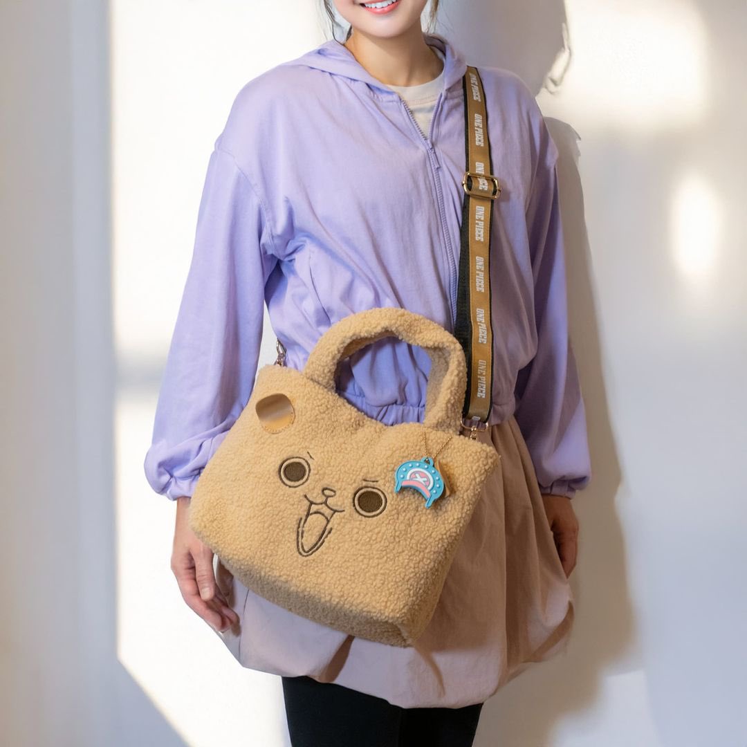 Here's a look at fluffy Mokomoko Bags of Chopper and Bepo