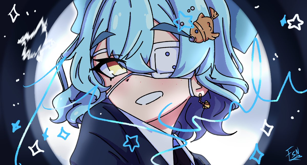 Frasenu's tweet image. Melodhy Bluu - Monitoring (Best Friend Remix)
#MelodhyArt #monitoring #BestFriend #DECO27 #fanart #Vtuber