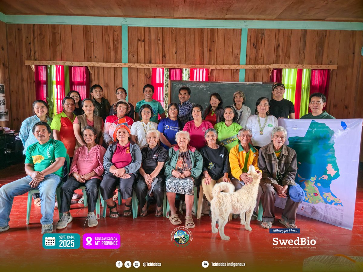 The Philippine Program of Tebtebba, in partnership with the Pidlisan Tribe Organization, held a community mapping and resource inventory workshop on September 13–14, 2025 at St. Matthews Parish Hall in Bangaan, Sagada, #MountainProvince, #Philippines.

The activity aimed to