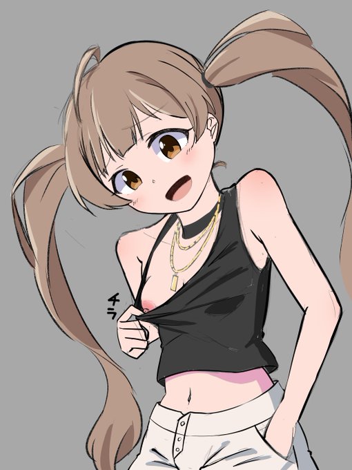 「はぁ?これはもう俺の身体なんだからなにしようがお前には関係ねぇだろ? あ、そうだ。 『プロデューサーさん、いっつもわたしのおっぱい見てましたよね?よかったらセックスしてあげましょうか?』なんてなwwww」 #ミリエロ