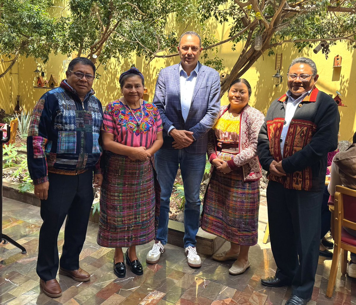 An honor to meet with Nobel Peace laureate <a href="/Rigoberta/">Rigoberta Menchú Tum</a>, whose unwavering fight for social justice and Indigenous communities continues to inspire movements around the world. We are excited to collaborate with her  foundation and the mission that they represent #rigobertamenchu