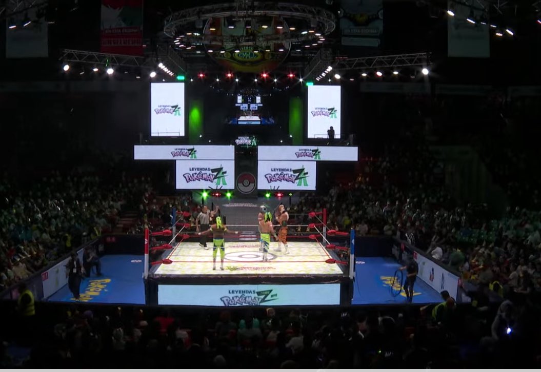SamiKOSection's tweet image. This Arena looks so dope #CMLL #PokemonLegendsZA