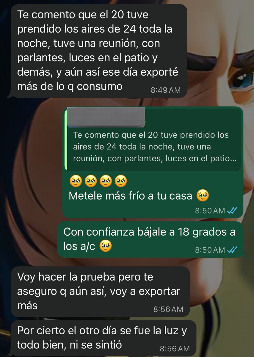 malenna7's tweet image. Este cliente vive en Samborondón y se le fue la luz. Al parecer, “se enteró” que se fue la luz y el ni se dio cuenta.
Su planilla está en $0, consume todo lo que quiere y tras eso, tiene respaldo.
Planta de 10KW con respaldo. 
Consúltenos en @Prodidec 
Residencial, Comercial e…