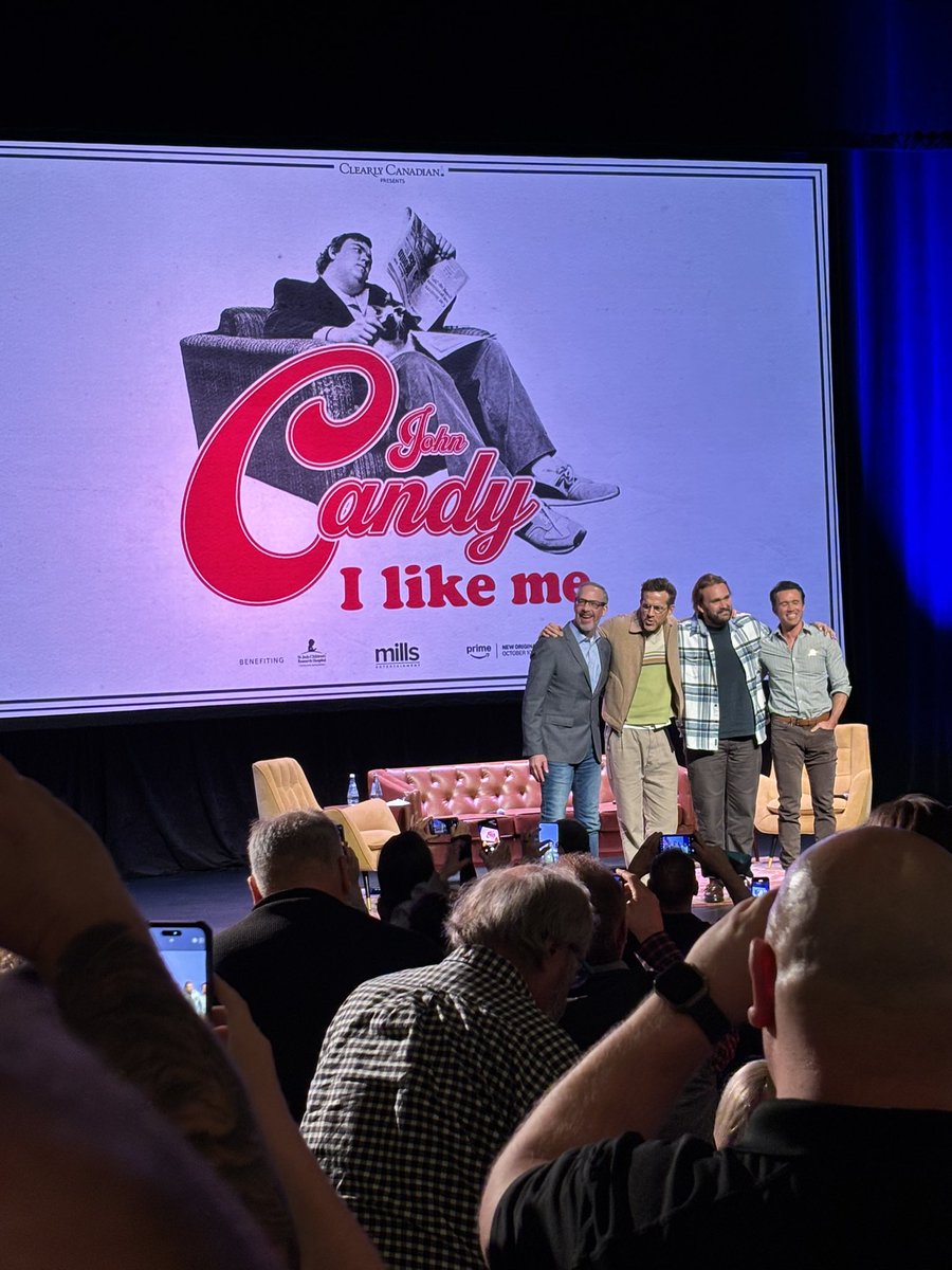 Be sure to watch the new John Candy documentary when it’s out soon on Prime Video. I was fortunate to see a screening last night in Philadelphia and it’s terrific. Chock full of hilarious SCTV clips. There was a panel after with Ryan Reynold, John’s son Chris, &amp; Rob McIlheney