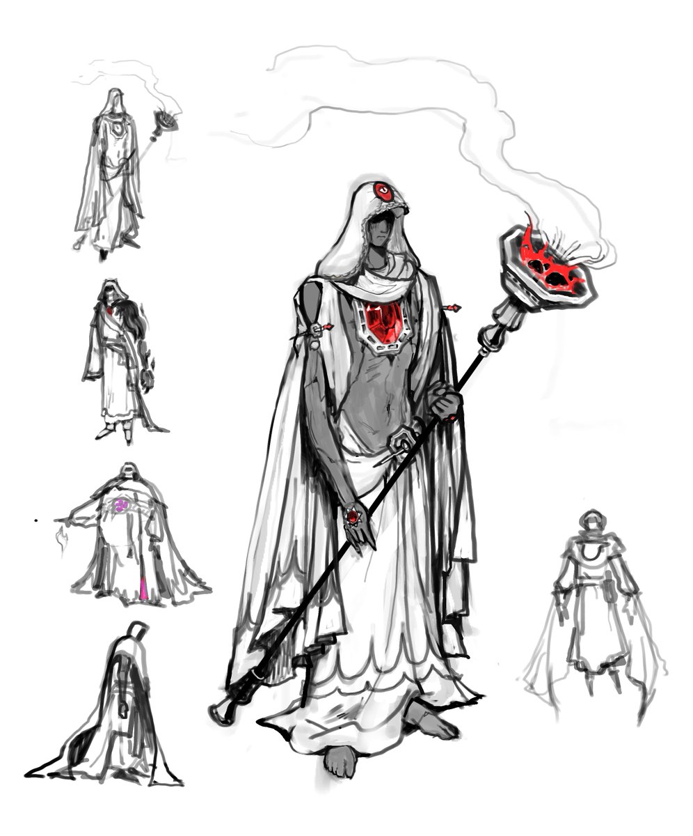 I want to make an evil hooded wizard gang. Noita has me in the mood.