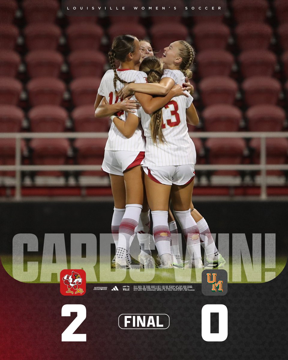 LouisvilleWSOC's tweet photo. FINAL

Cards sweep another homestand and improve to 9-0 at home‼️

#GoCards https://t.co/fHawnoHOzg