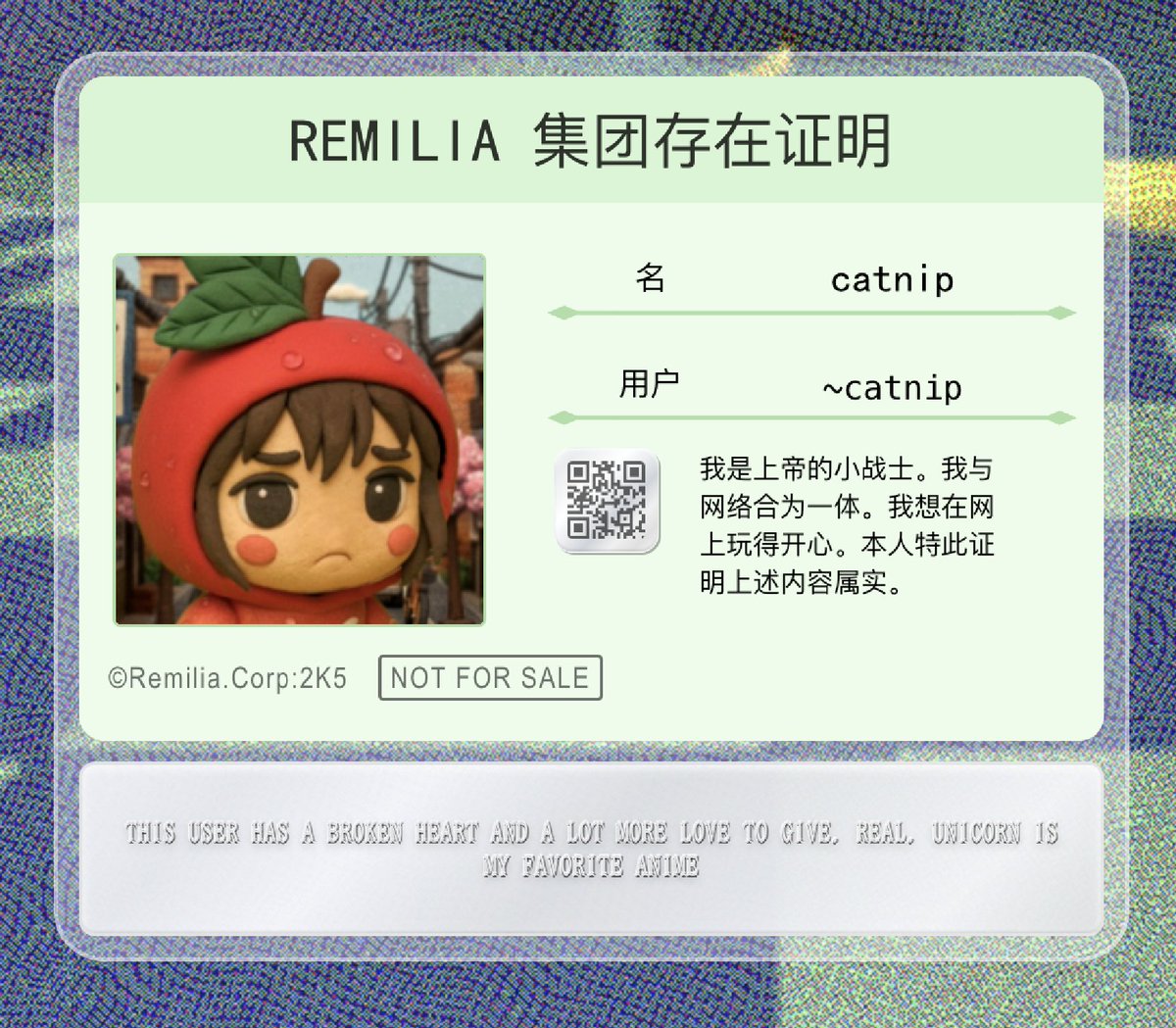 lookupcatnip's tweet image. i like how remilianet is not necessarily just a crypto-gated project, it invites anyone into the cute bloops and bleeps, and allows perks and points for users that connect their wallet for metrics.
So in this downturn in the markets, i still find it a comfy place free of doom.…