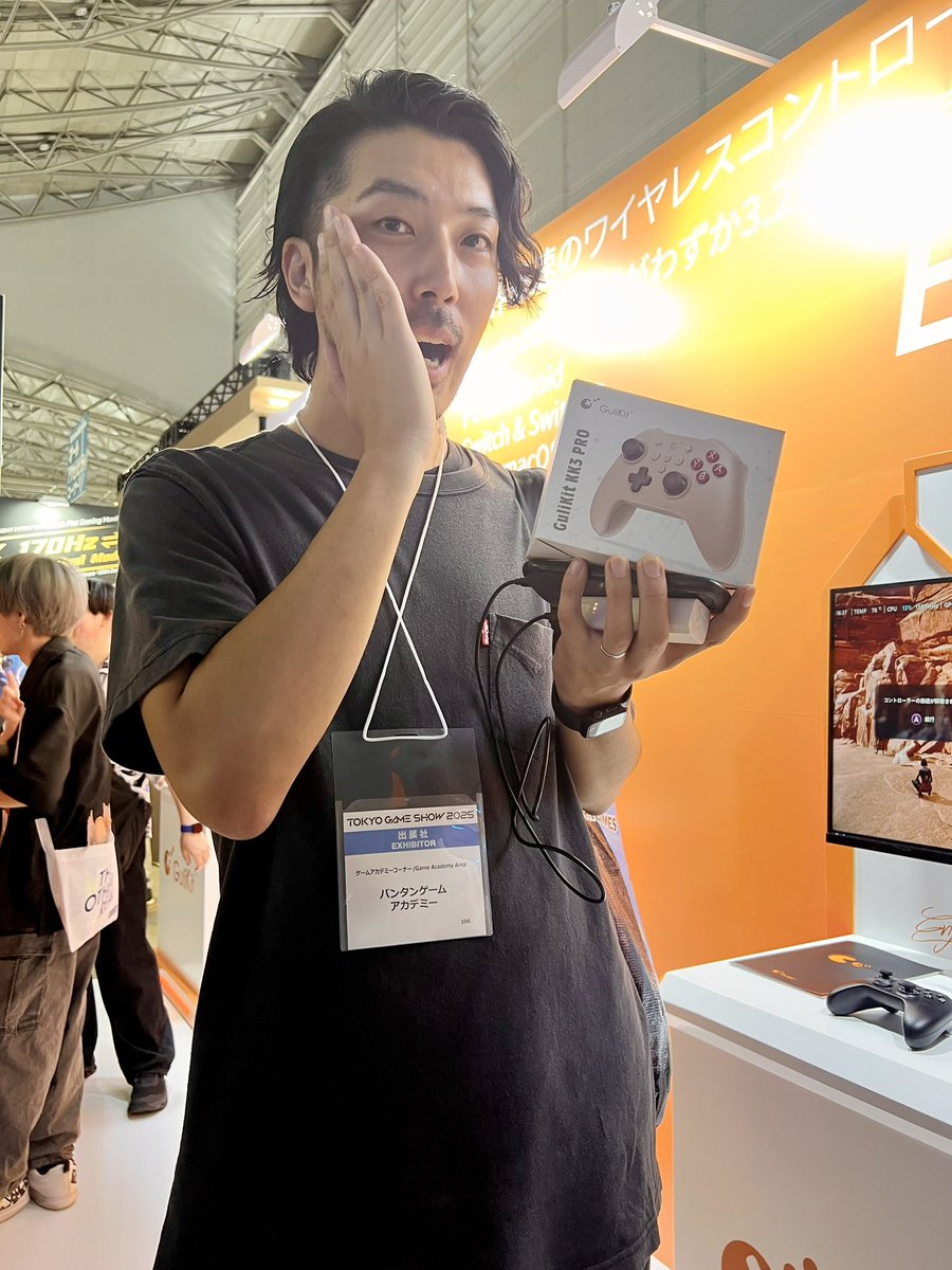 GuliKitDesign's tweet image. Day 2 at TGS2025! Fresh energy, new faces—thank you to everyone who’s stopped by our booth so far. Don’t miss today’s onsite lucky draw at 4PM JST. See you there! #TGS2025 #東京ゲームショウ #GuliKit