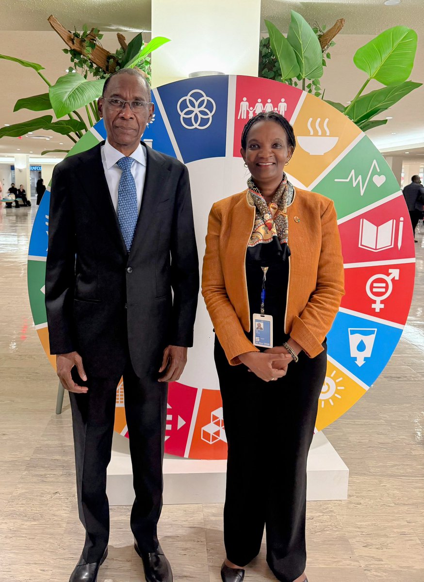 Honorée d’avoir rencontré S.E. Cheikh Niang, Ministre des Affaires étrangères du 🇸🇳 #Sénégal.
Un échange riche sur notre partenariat et les priorités communes pour un développement inclusif et durable. 🌍🤝

#UNGA80