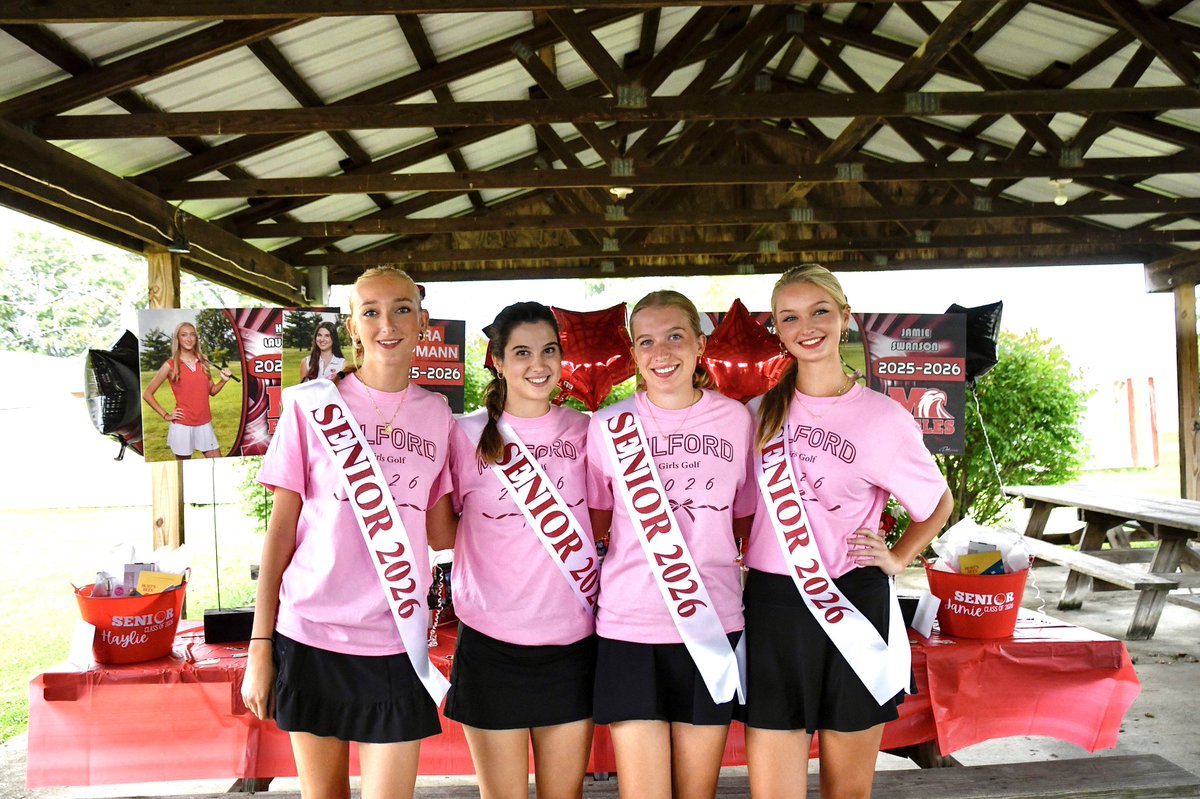 Today was SENIOR DAY for our <a href="/MHSgolfgirls/">Milford Girls Golf</a> team!! We are beyond grateful for our 4 fantastic golf ⛳️ Addy, Haylie, Cora, &amp; Jamie!! What a special day!

<a href="/mlaughman/">Melanie Laughman</a> <a href="/BConnellysports/">Brendan Connelly</a> <a href="/ClerSunSports/">Clermont Sun Sports</a> <a href="/Milford_Schools/">Milford Schools</a> <a href="/ENQSports/">Enquirer Sports</a> <a href="/EnquirerShelby/">Shelby Dermer</a> <a href="/JWeberSports/">James Weber</a> <a href="/ECC_Sports/">ECC SID</a>