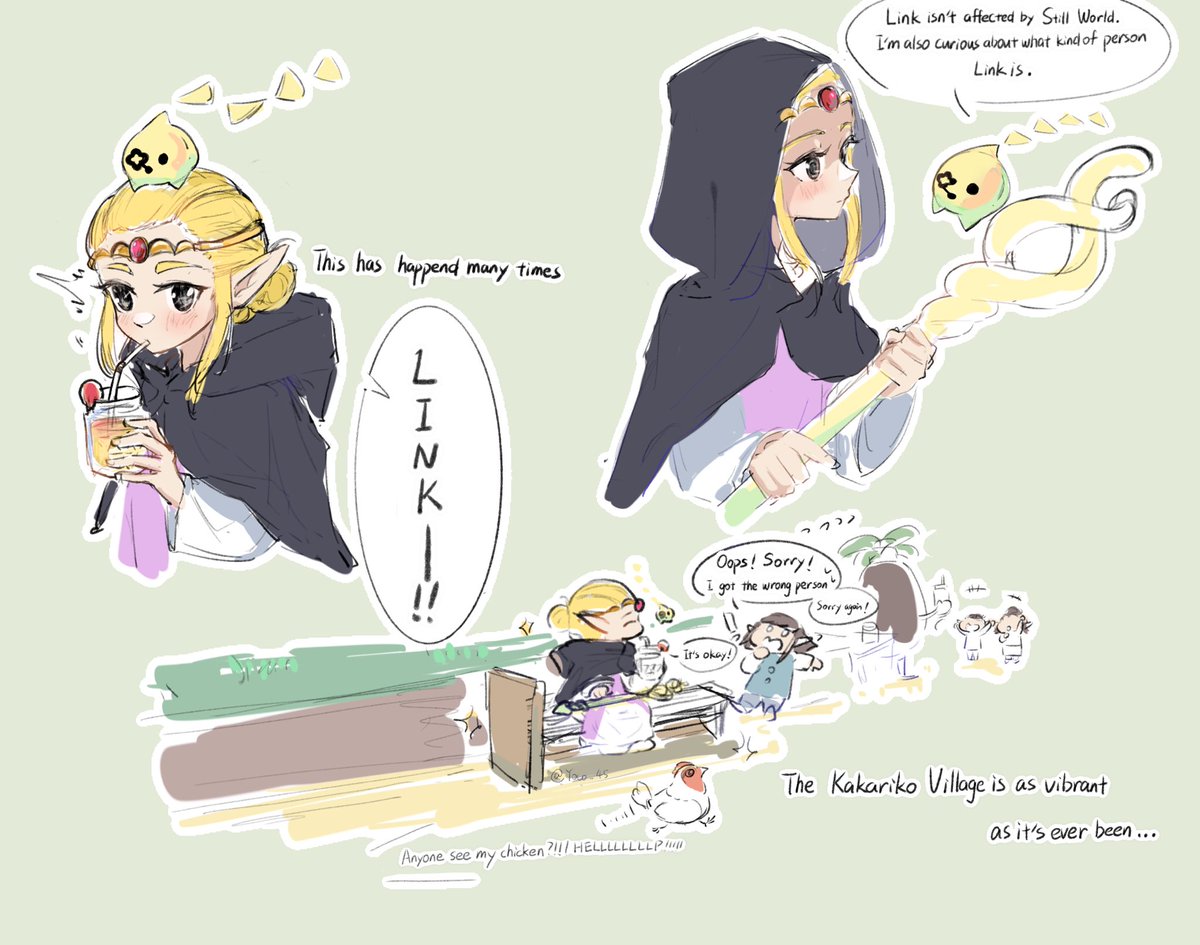 yoco45rkgk's tweet image. 再揭
知恵のかりもの1周年おめ〜！💫
#TLoZ #ゼルダの伝説 #EoW #zelink #知恵のかりもの #リンゼル