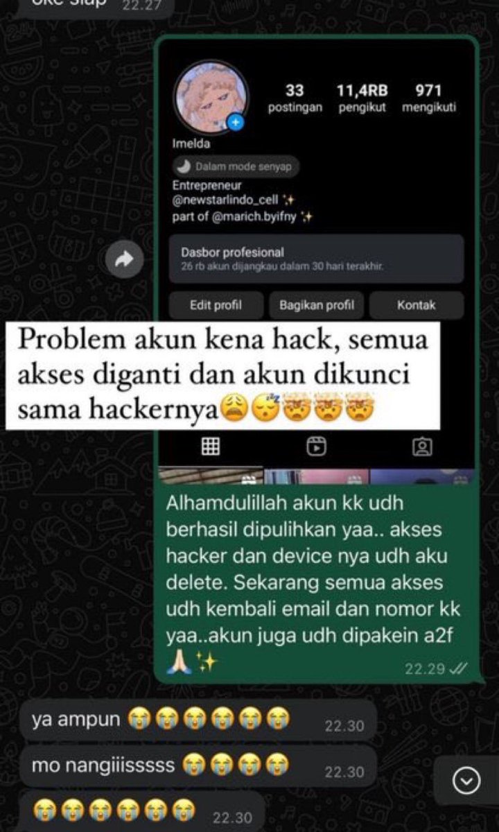 OPEN JASA HACK • JASA PEMULIHAN AKUN &amp; RECOVERY AKUN

🪼AKUN LUPA PASWORD/KE HACK
🪼JASA SADAP WA 
🪼JASA HAPUS AKUN 
🪼JASA LACAK LOKASI/PEMULIHAN AKUN,EMAIL,INSTAGRAM,FACEBOOK,
TWITER,TIKTOK DLL

Fast proses, Full testi &amp; Trustedd

wa.me/6287788742748