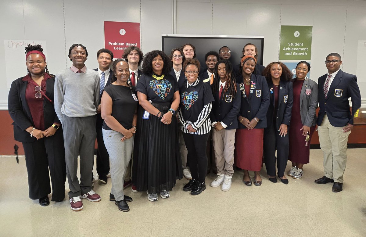 Mrs. Robinson, Ms. Shank, and Principal Meeks spent time at <a href="/EastMustangs/">Memphis East HS</a> T-STEM for a day of STEM learning along side educators from across the state. Thank you Principal McKinley, DECA, and <a href="/theTSIN/">Tennessee STEM Innovation Network</a>.