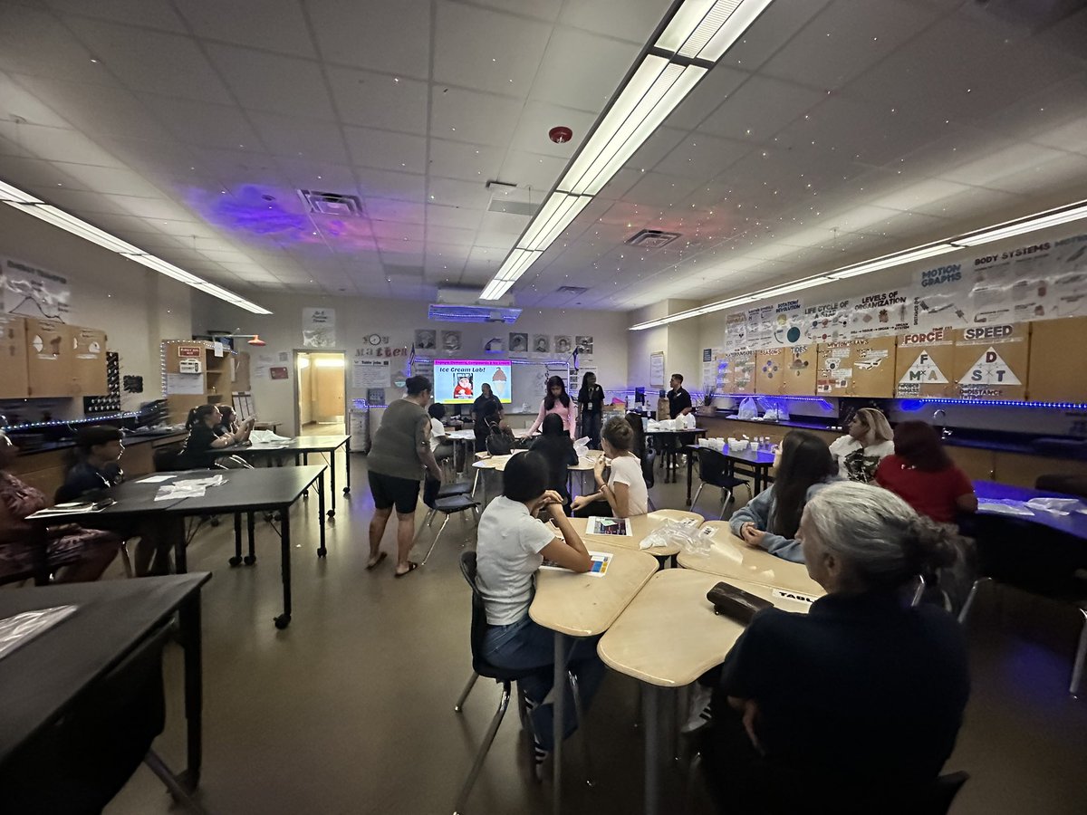 What a fabulous Advanced Academics Night at <a href="/netzeroJMS/">Lady Bird Johnson MS</a>!! We started the night with a presentation and moved onto interactive stations/a raffle!! Thank you so much to my GT Team for making it so smooth and successful. 🩵🦅💚 <a href="/IrvingISD/">Irving ISD</a> #myIrvingISD #ExcellenceInActon