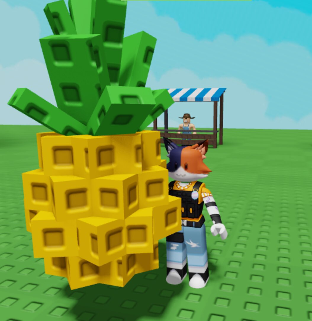 <a href="/Brownsleepyyy/">Brownsleepyyy</a> She’s so silly, I play as her on grow a garden a lot, had to “recreate” it (also a pineapple)