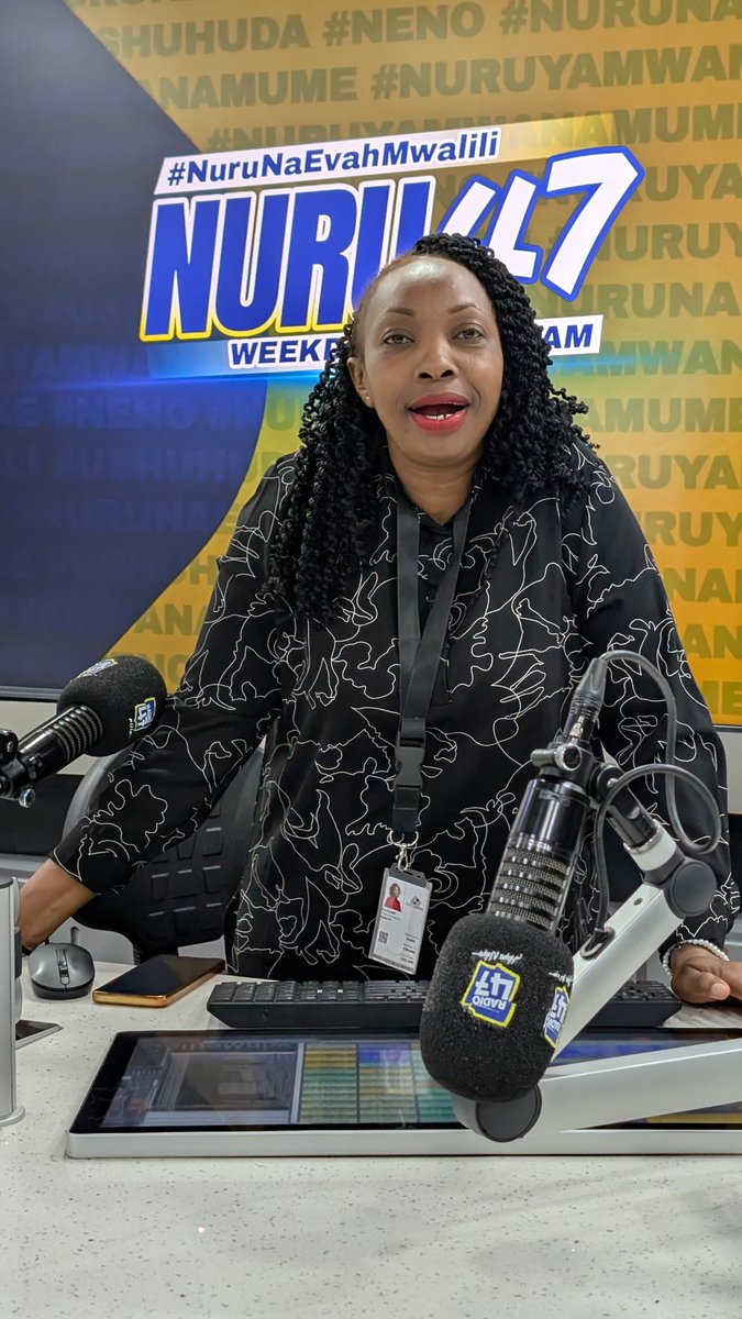 Welcome to Himizo Friday, uko tayari kupokea nuru uncompromised? Uko area gani? Good morning 🌞. Hapa ndipo!! <a href="/EvahMwalili/">Mama Taifa Evah Mwalili</a> <a href="/Radio47_Kenya/">Radio 47</a> #NuruNaEvahMwalili
#NuruNaEvahMwalili