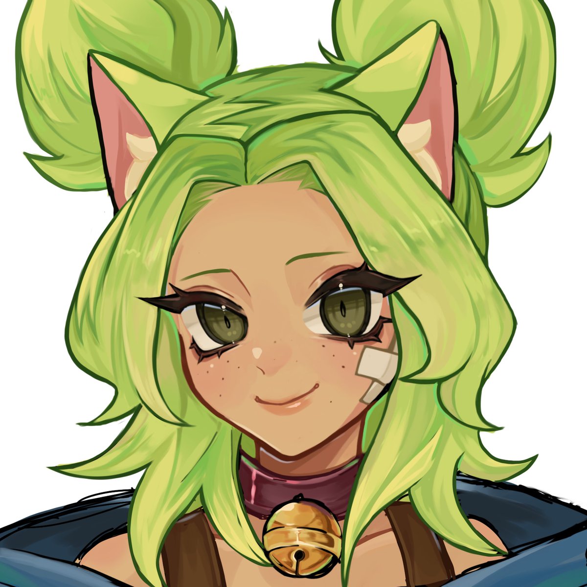 Yunara and Zeri Kitty icons :3 i kinda rushed yunara rendering but it ok i have comms to finish :&gt;