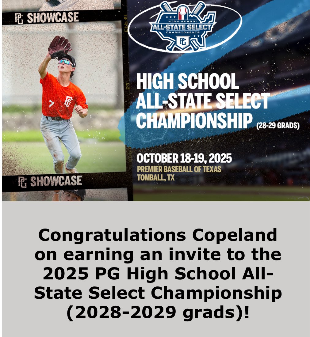 Copeland Dennis (@copelanddennis9) on Twitter photo Thank you to <a href="/Texas_PG/">Perfect Game Texas</a> for the invitation. Hopefully I can make the games and represent our high schools. <a href="/BanditoBaseball/">Banditos Baseball</a> <a href="/CyChristian_Ath/">Cypress Christian Athletics</a> <a href="/Coach_Barber3/">Jared Barber</a> Thank you to <a href="/Texas_PG/">Perfect Game Texas</a> for the invitation. Hopefully I can make the games and represent our high schools. <a href="/BanditoBaseball/">Banditos Baseball</a> <a href="/CyChristian_Ath/">Cypress Christian Athletics</a> <a href="/Coach_Barber3/">Jared Barber</a>