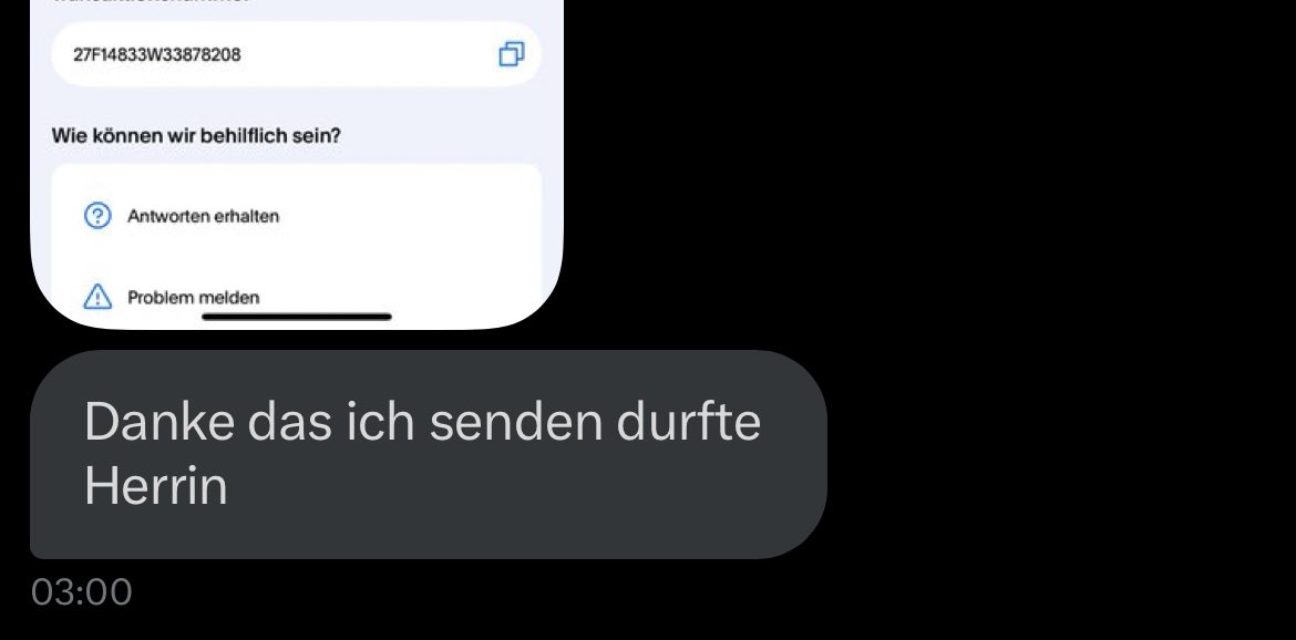 der nächste darf antreten - der hier ist mir einfach zu dumm✨