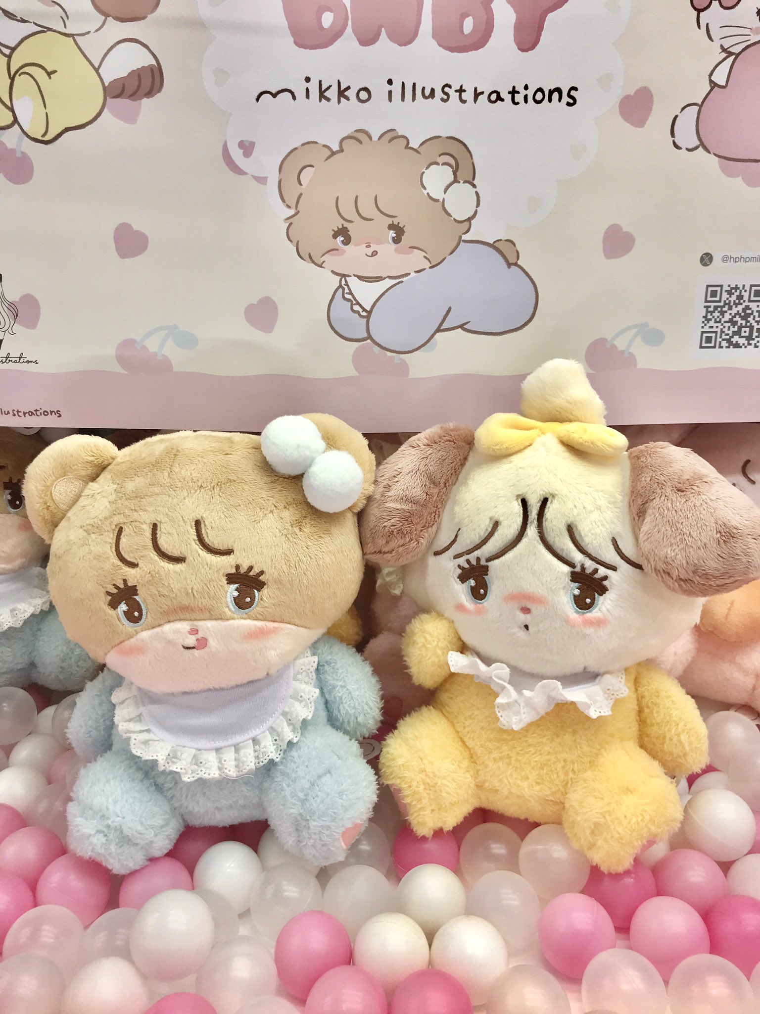 Mikko Characters ふわふわBABYぬいぐるみ 全4種セット mikko