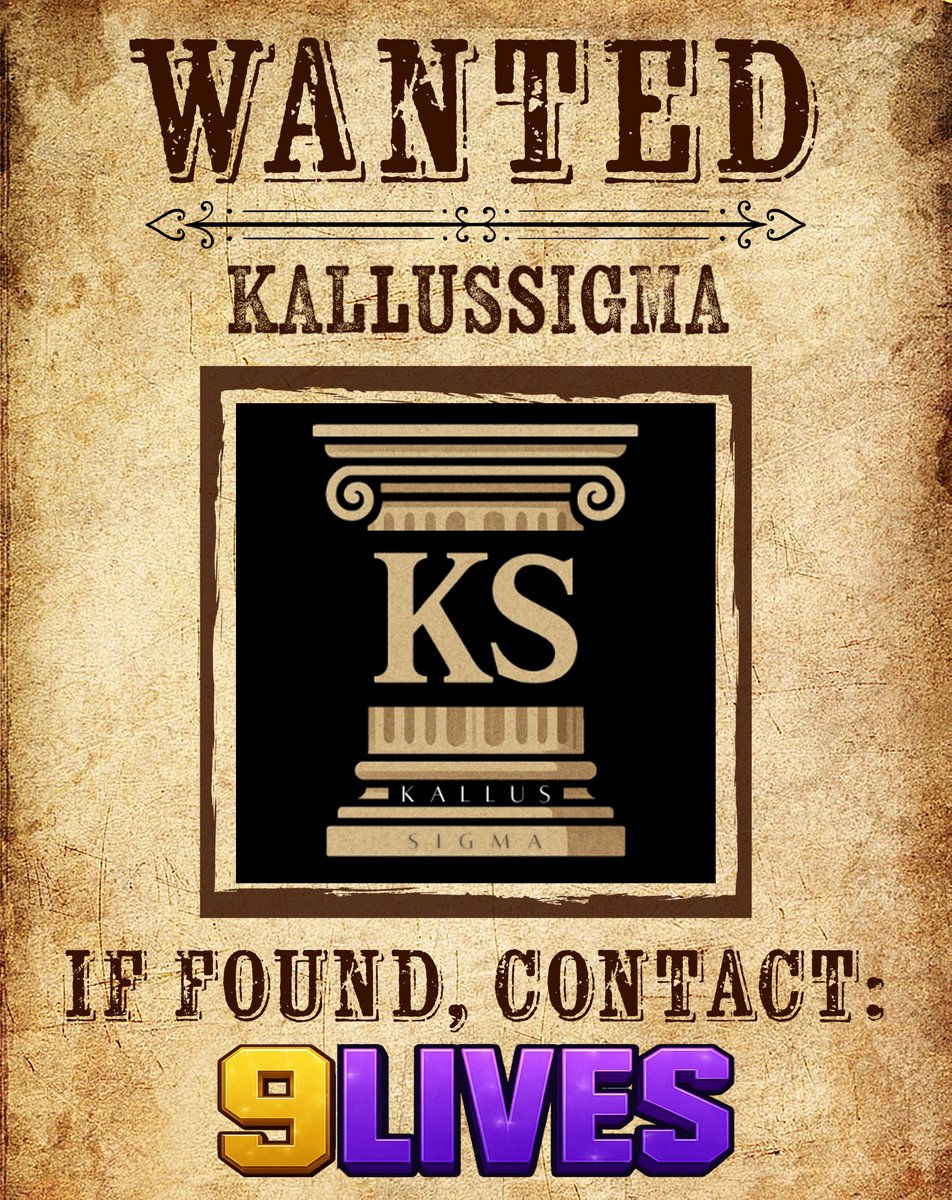 9 LIVES SEASON 4 – HARDCORE EDITION starts on October 1st! 
#9LivesSMP
Here is the 2nd of our amazing Admin Team who are taking care of the server this season:
twitch.tv/kallussigma
 If you see them in a stream, make sure you say hi!
