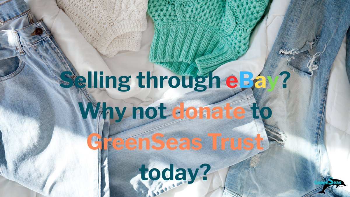 GreenseasOrg's tweet image. Selling on eBay? Choose #GreenSeasTrust as your charity to help support our work and protect marine life at the same time.

#MarineConservation #OceanProtection #Donate #SaveOurSeas #Charity #DonateToOceans #SeaChange