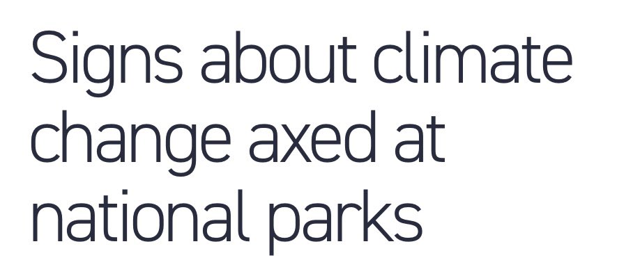 The Trump admin is erasing signs on climate, slavery &amp; more in our national parks. This is censorship, plain and simple. We must #SaveOurSigns and defend truth, history, and science.