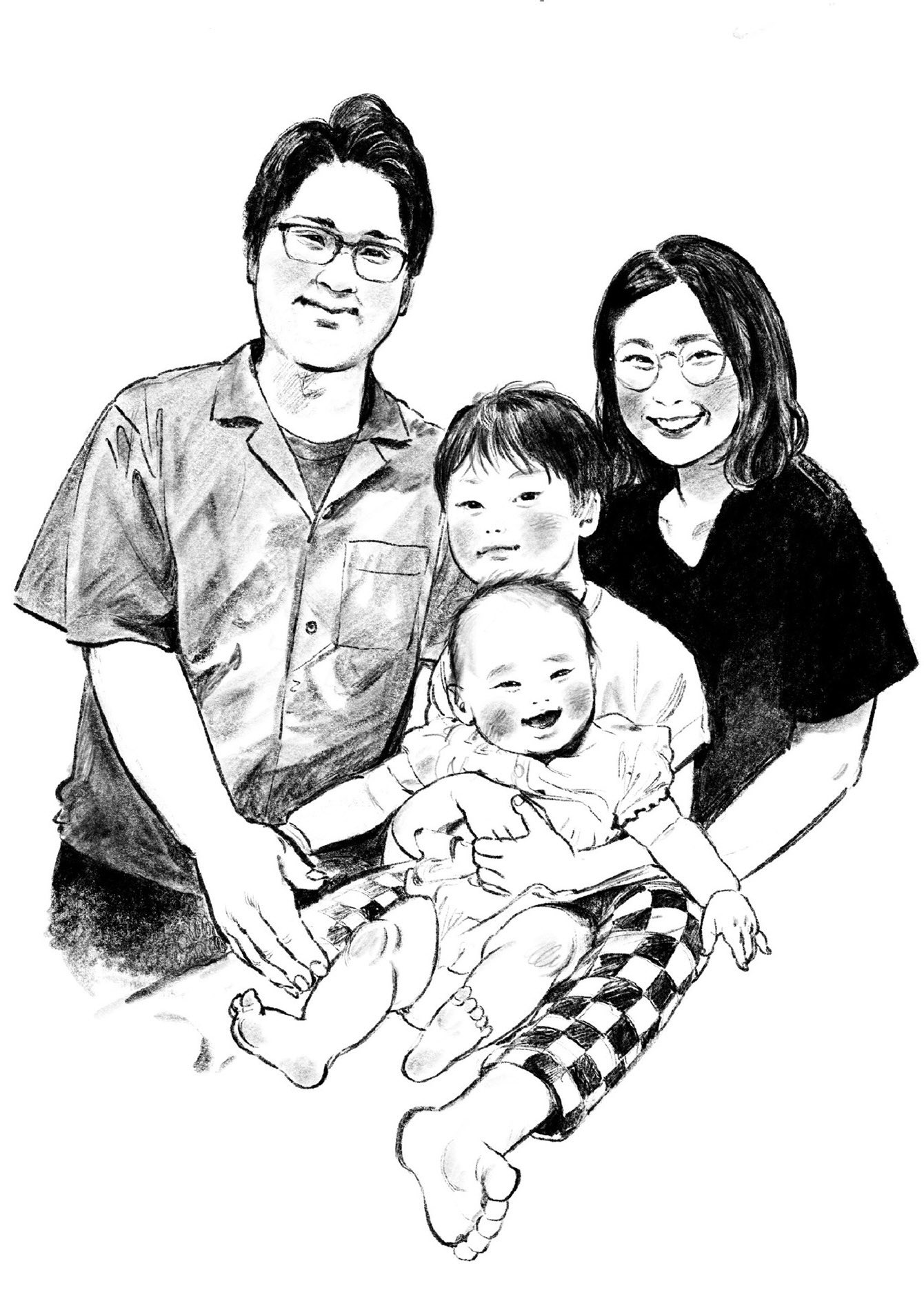 m似顔絵 Mサイズ似顔絵オーダー | ankoのにがおえ工房