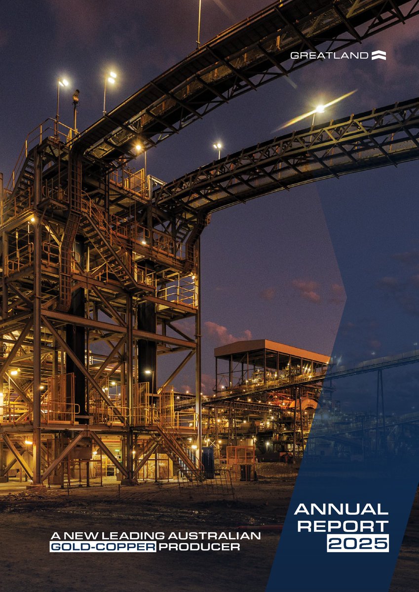Greatland’s FY25 Annual Report highlights a transformative year: 100% ownership of Telfer &amp; Havieron, $961.3m revenue, $601.1m  operating cash flow. We welcomed ~430 new employees &amp; strengthened partnerships with the Martu people. Read more: bit.ly/46B1UP3

$GGP.L #GPP
