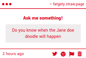 can yall like be patient im a person with my own life after all I already said before sometime this month yall did this same thing with the gf sequence it puts a bunch of pressure on me that I dont want