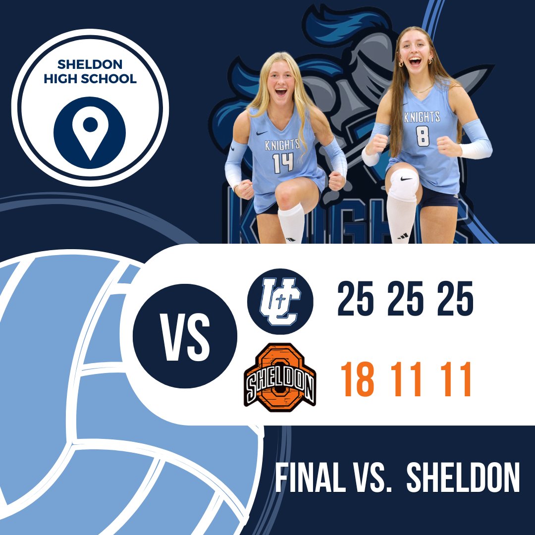 Unity Christian Knights Volleyball tweet media