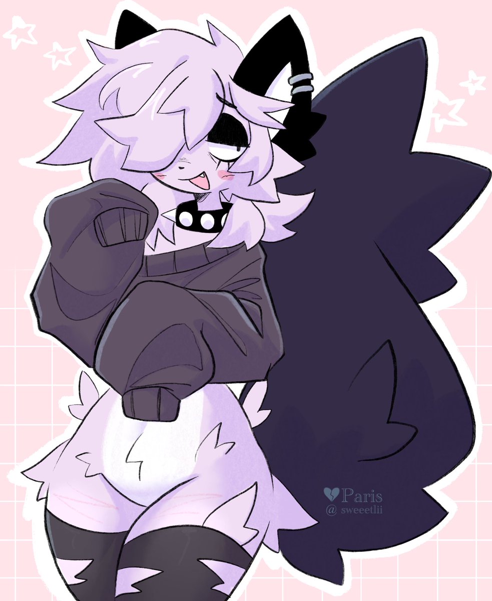 sweeetlii's tweet image. kitty doodle,,