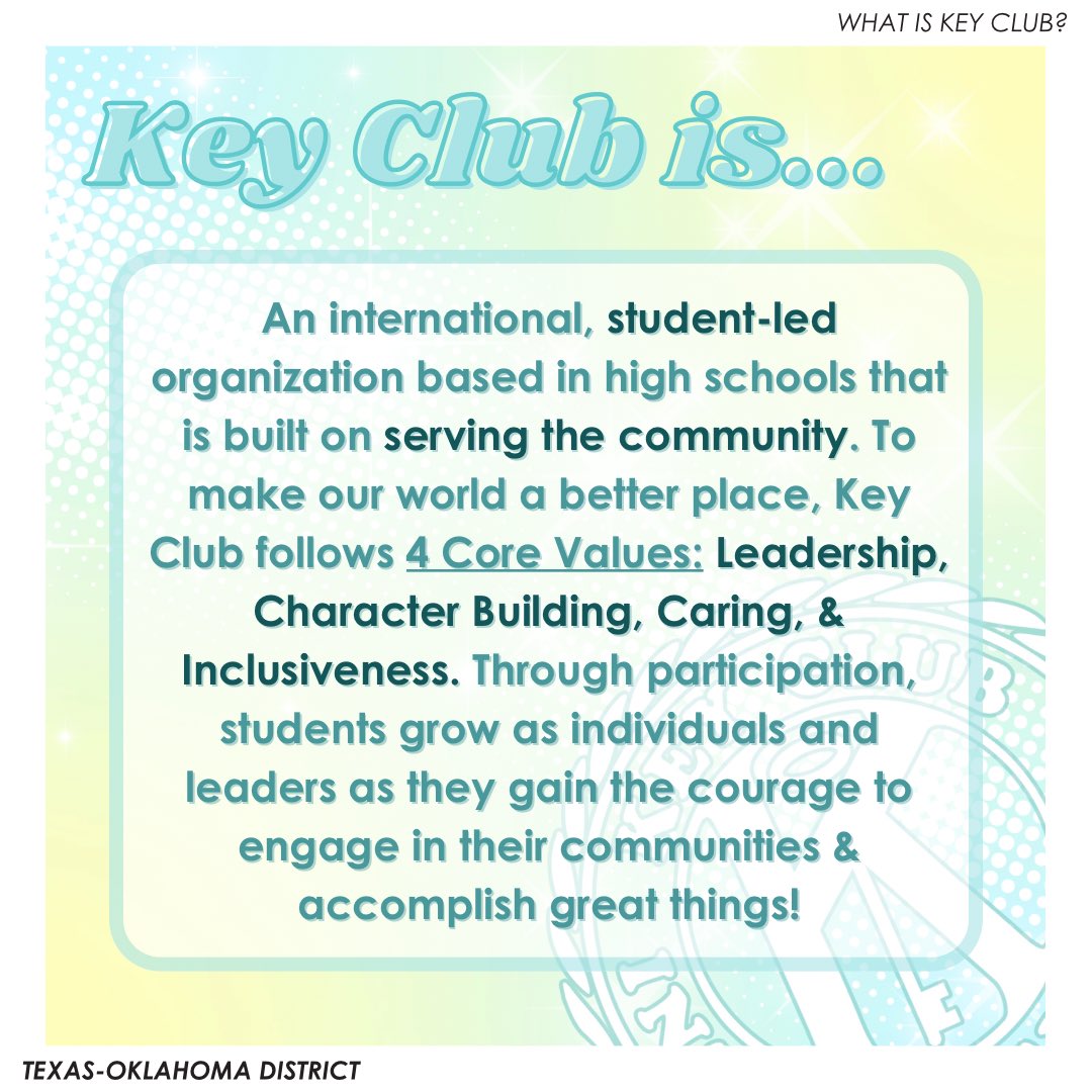 T-O District Key Club tweet media