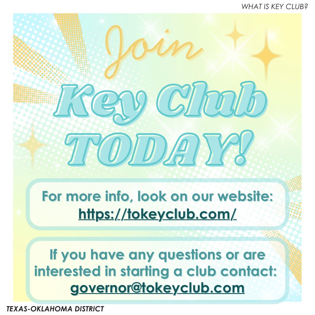 No, we don’t make keys, we make a difference! Learn more about Key Club 🌟🗝️
