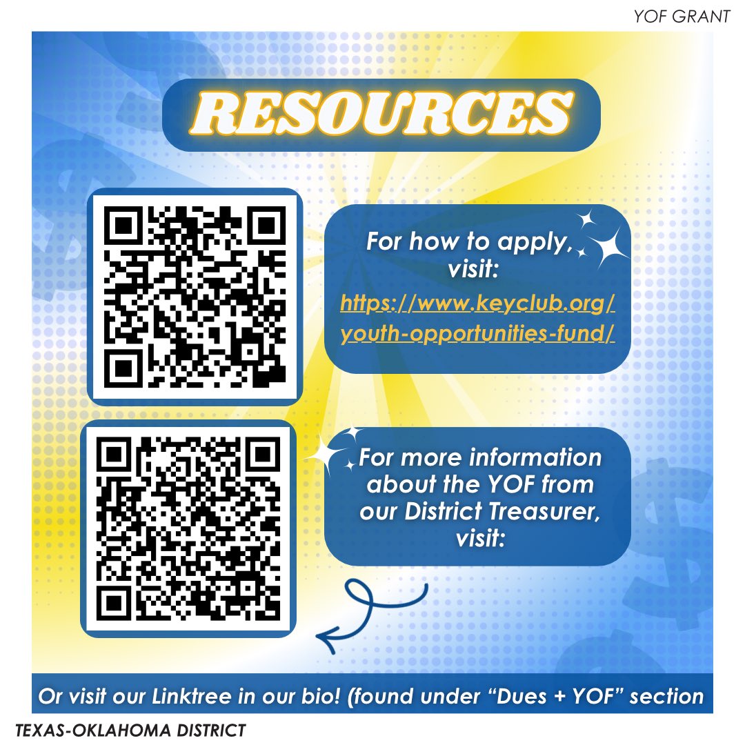 Apply to the first cycle of the YOF Grant NOW! 💰💵