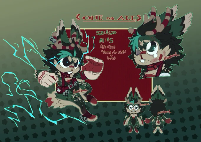 ONE FOR ALL OFA ends 48 hrs after final offer payment plans available AB comes with chibi and bust beware of scammers. offer in replies